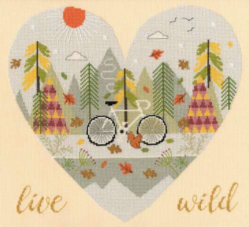 Live-Wild-XHY3-Kreuzstichbild-Bothy Threads